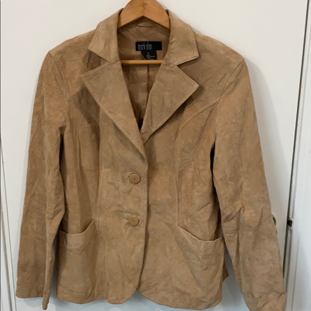 New without tags! Tan leather jacket